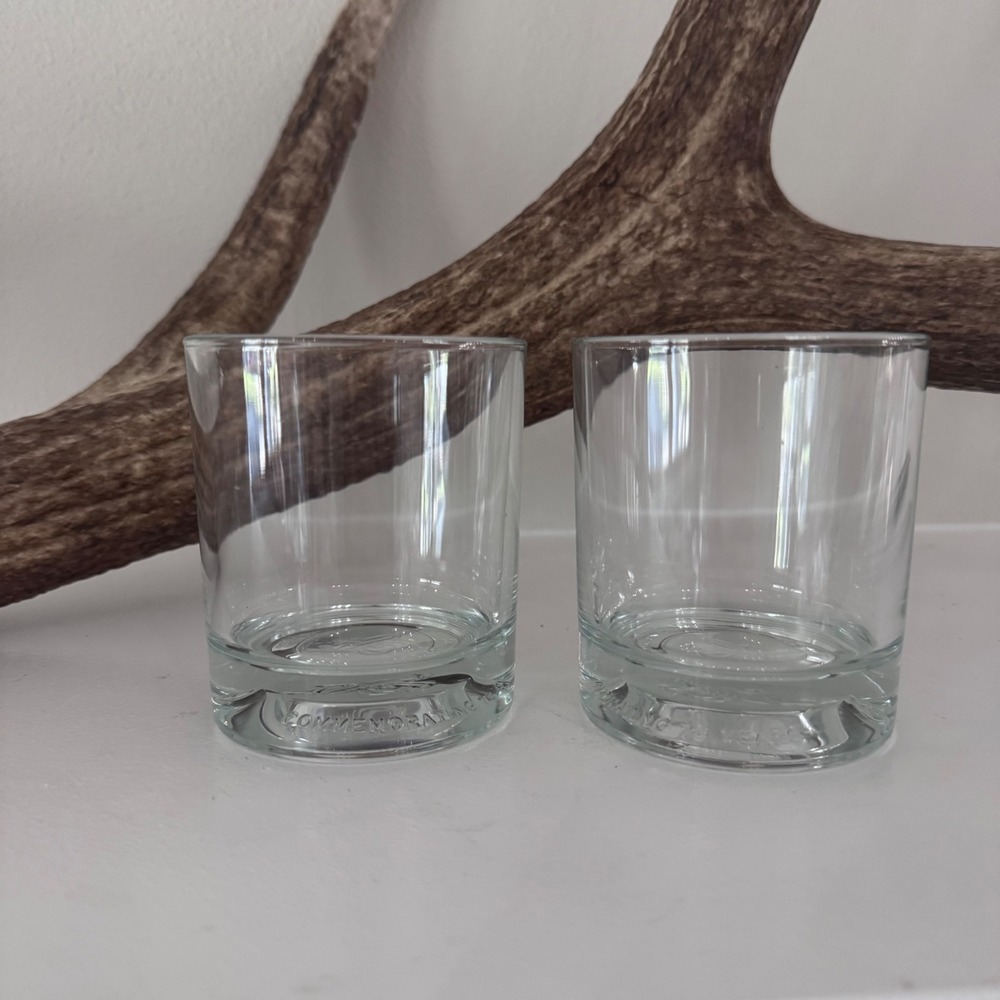 Crown Royal 75th
Anniversary 2008 Low Ball Rocks Whiskey Glasses Italy
Set of 2